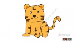 数字5画老虎简笔画数字5画老虎简笔画怎么画