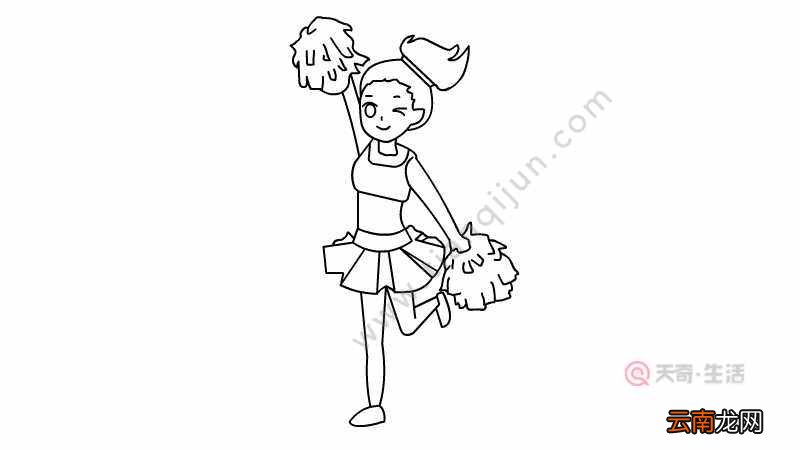 跳舞的小女孩简笔画 跳舞的小女孩简笔画怎么画