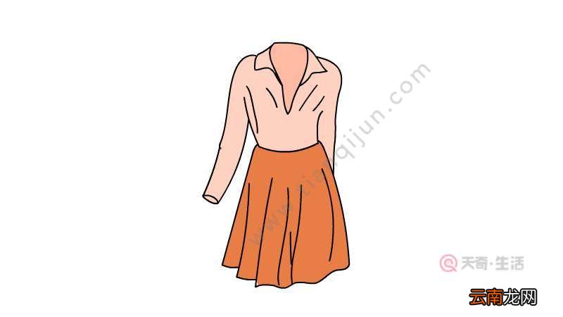 衣服裙子简笔画怎么画 衣服裙子简笔画如何画