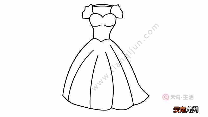 衣服简笔画裙子