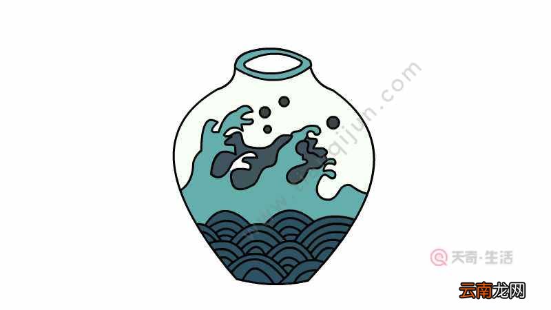 青花瓷图片简笔画 青花瓷图片简笔画怎么画