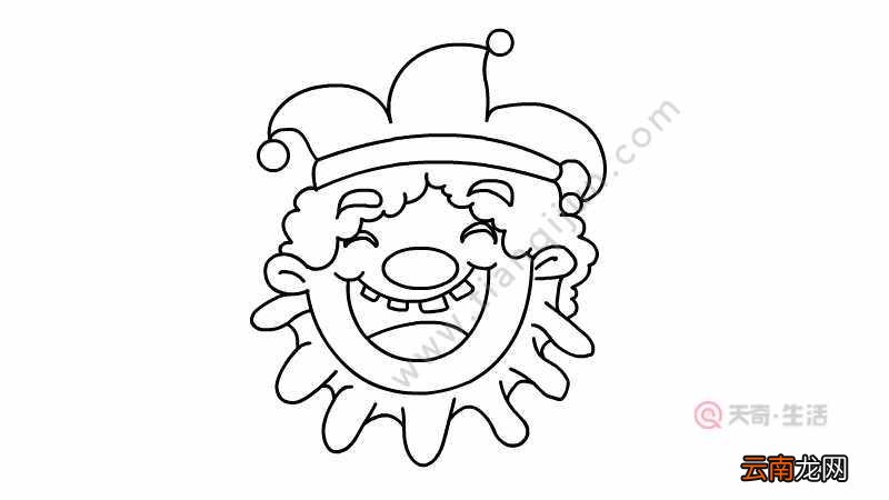 愚人节简笔画步骤内容 愚人节简笔画步骤