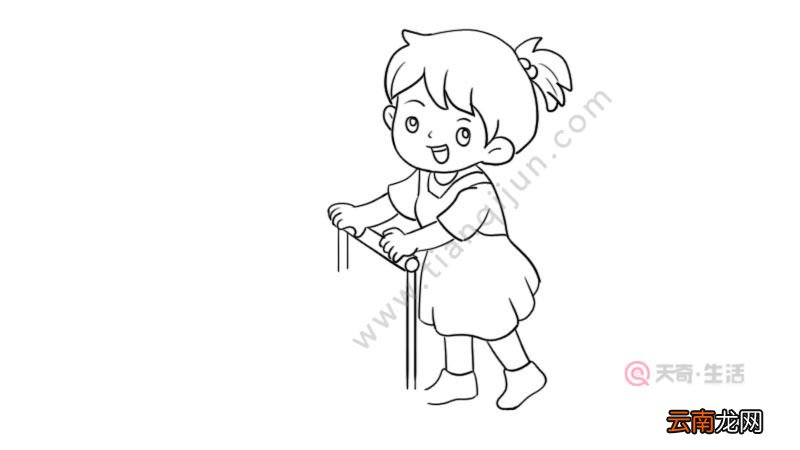 超市购物简笔画超市购物简笔画的画法