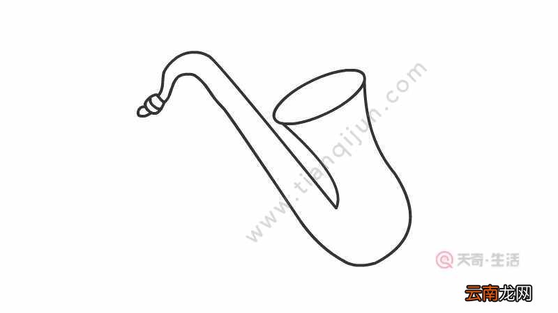 萨克斯简笔画