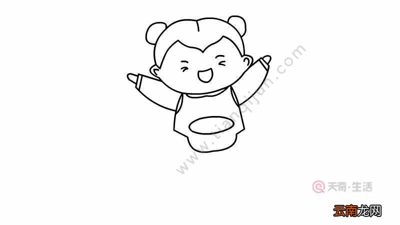 欢度春节手抄报简笔画