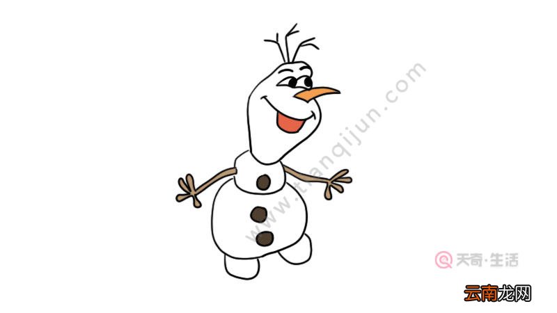 雪宝简笔画