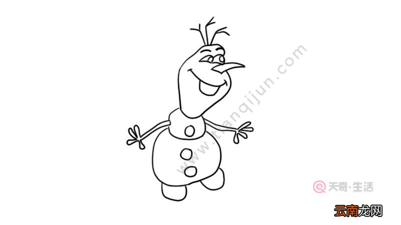 雪宝简笔画