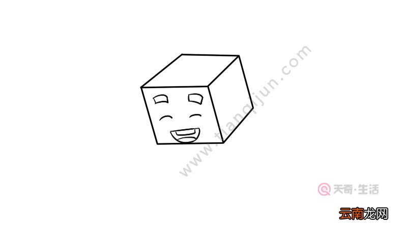 qq方块人涂鸦简笔画 qq方块人涂鸦简笔画怎么画