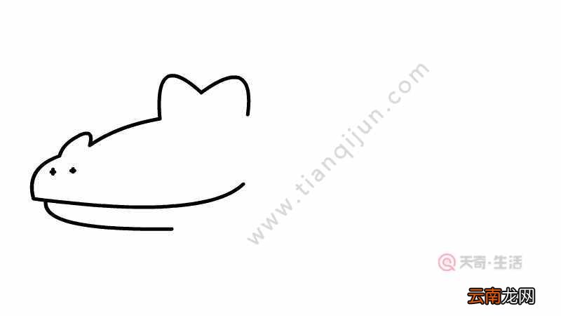 鳄鱼简笔画 鳄鱼简笔画怎么画