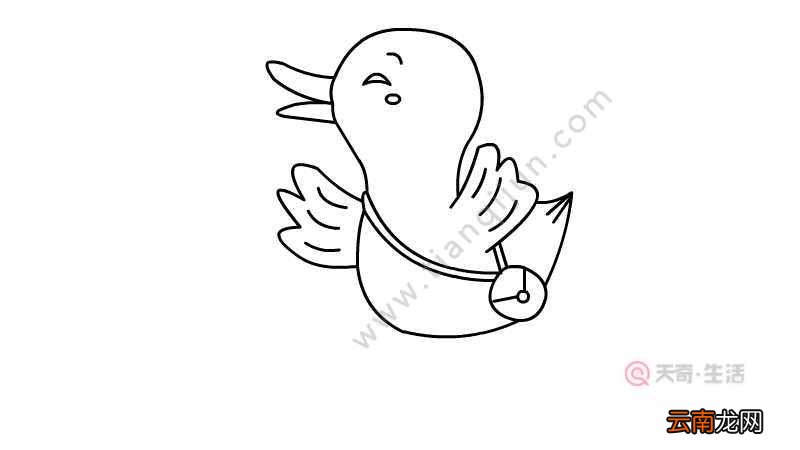 如何画鸭子的简笔画步骤 怎么画鸭子简笔画