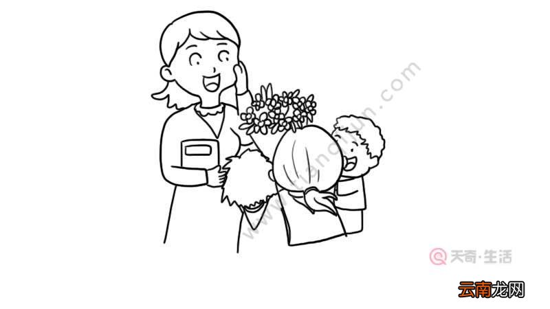 老师辛苦了简笔画 老师辛苦了的画法