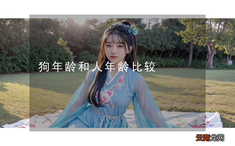 狗年龄和人年龄比较