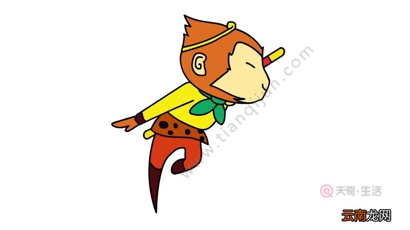 孙悟空简笔画画法教程 孙悟空简笔画画法