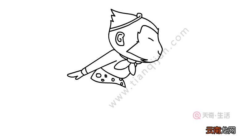 孙悟空简笔画画法教程 孙悟空简笔画画法