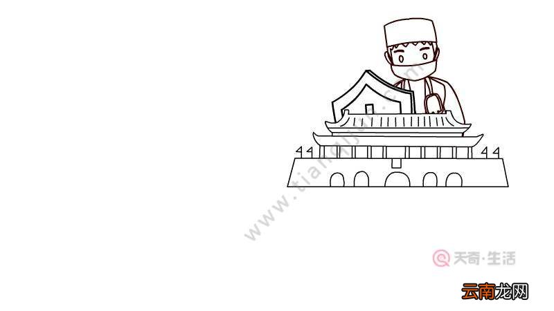 中国武汉加油手抄报怎么画