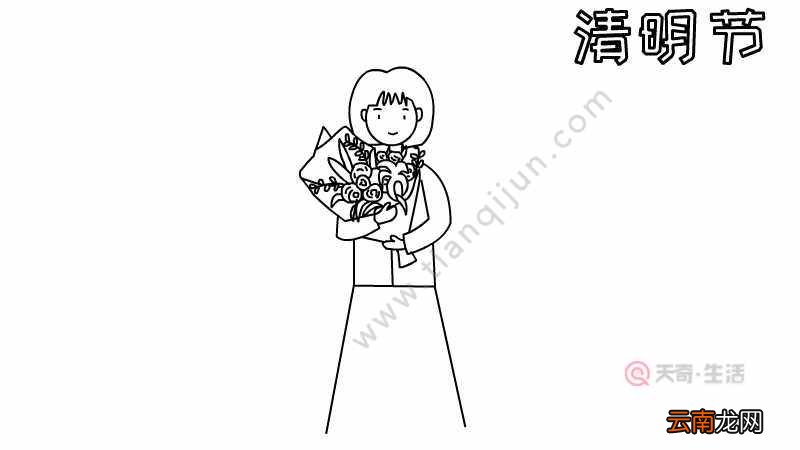清明节手抄报简单画法怎么画