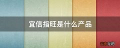 宜信指旺是什么产品