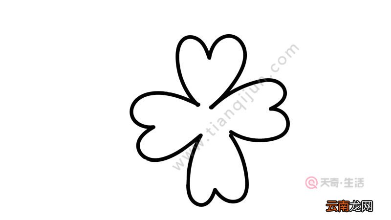 花朵简笔画画法简单怎么画