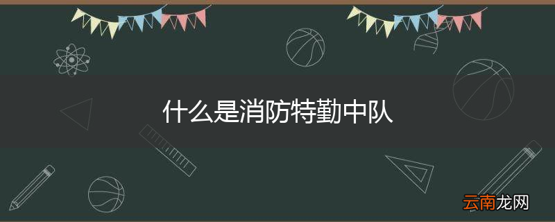 什么是消防特勤中队
