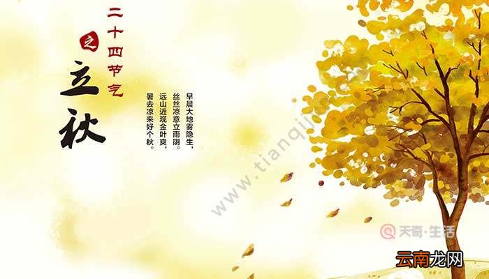 立秋是什么意思 立秋的意思