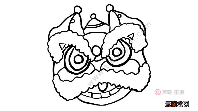 醒狮简笔画怎么画好看