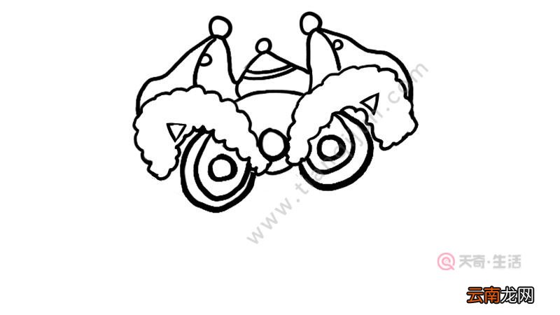 醒狮简笔画怎么画好看