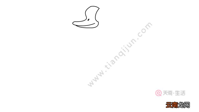小孩怎么画鹅简笔画