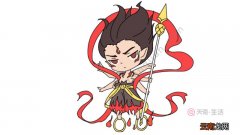 哪吒变身后简笔画