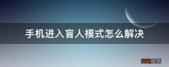 手机进入盲人模式怎么解决