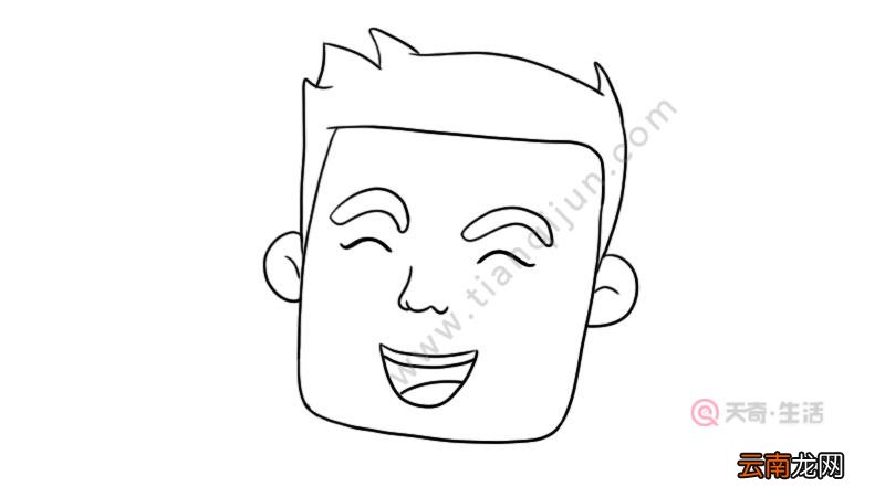脸的简笔画
