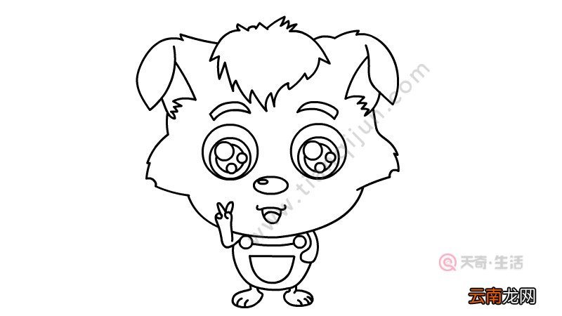 小灰灰简笔画