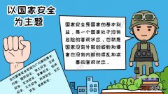 以国家安全为主题的手抄报