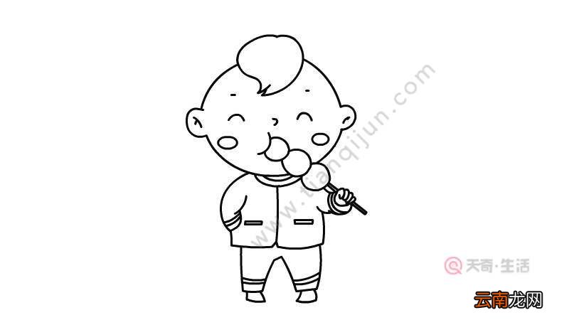 春节插画简笔画