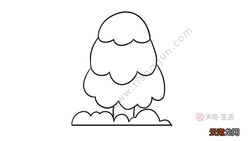 冬爷爷的礼物简笔画
