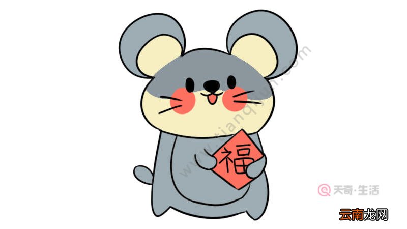 福鼠简笔画