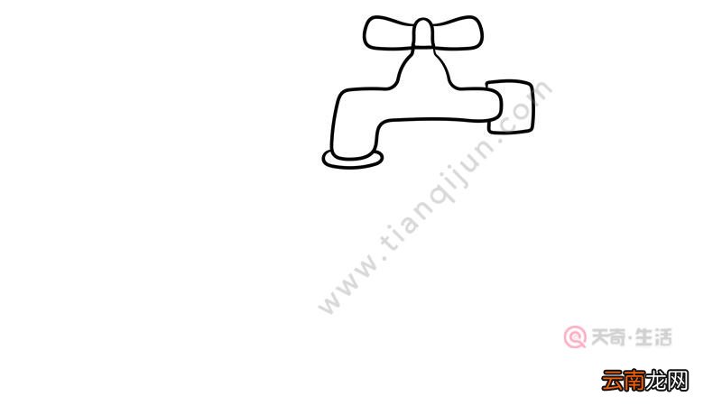 节约用水简笔画