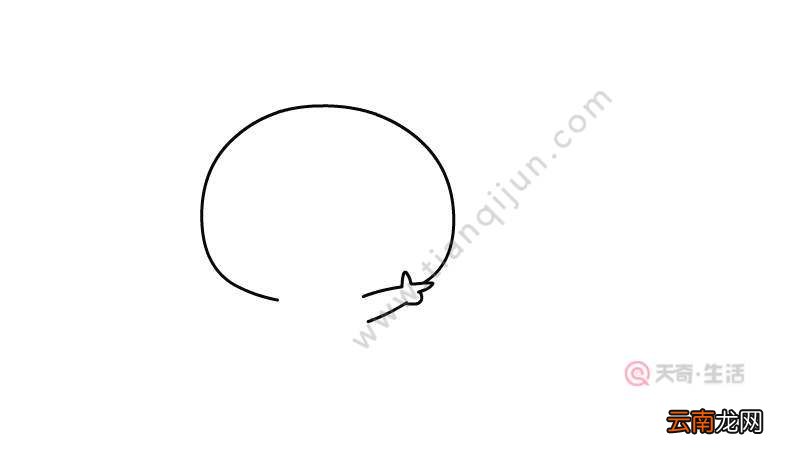 小人发射爱心biu简笔画