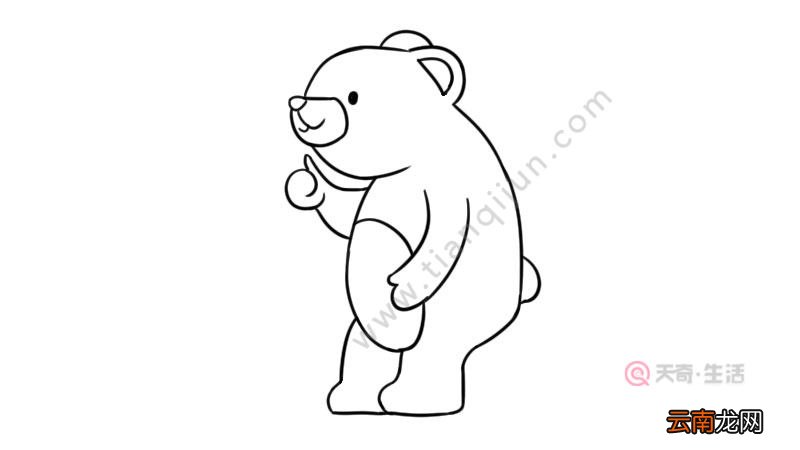 动物情景画简笔画