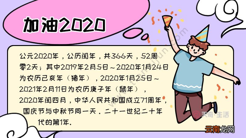 2020年手抄报