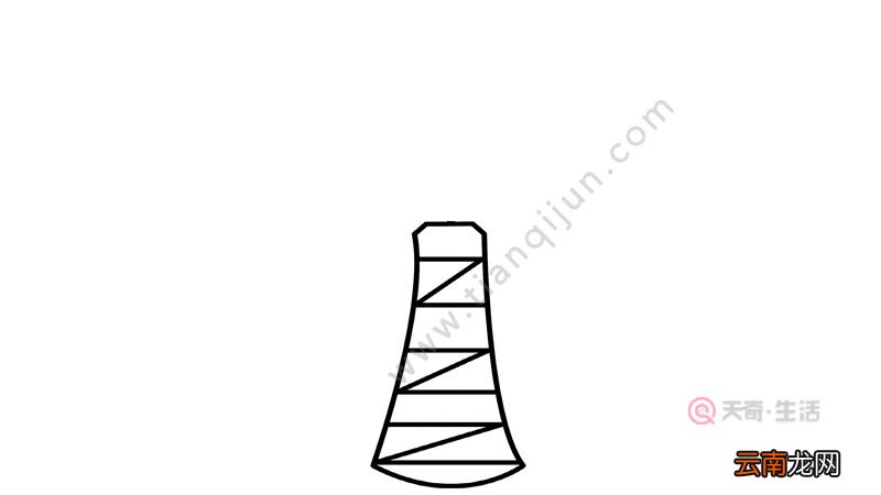 花瓶花纹图案简笔画