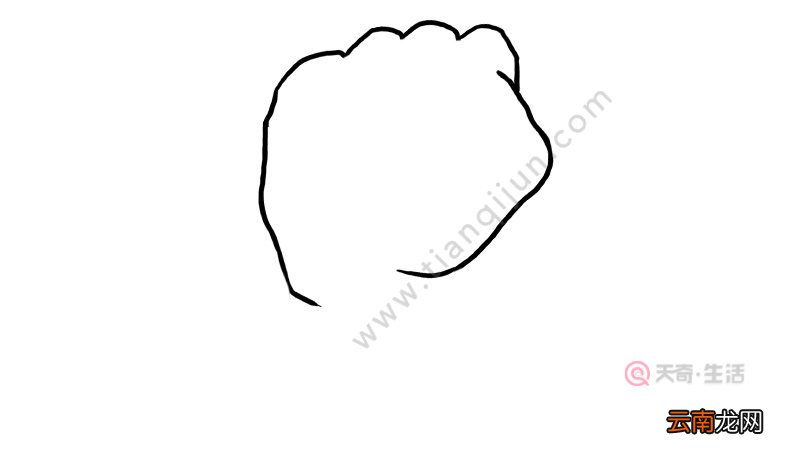 加油鼓励的手势简笔画
