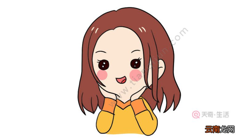 脸怎么画简笔画