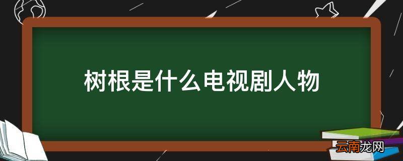 树根是什么电视剧人物