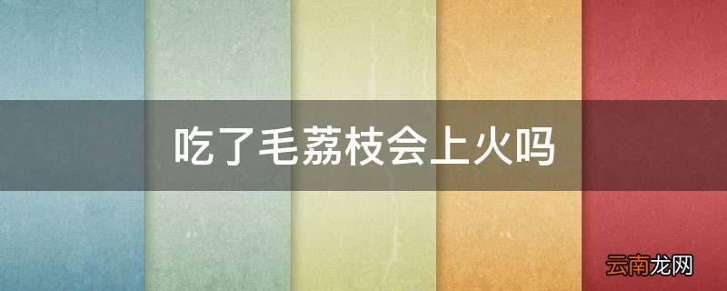 吃了毛荔枝会上火吗