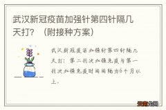 附接种方案 武汉新冠疫苗加强针第四针隔几天打？