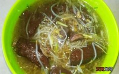 鸭杂豆芽汤的做法